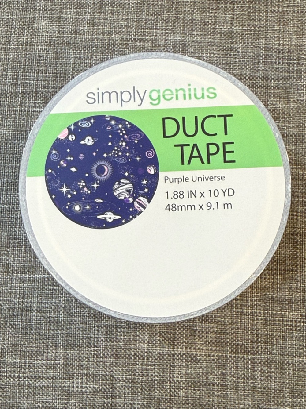 simply genius Purple Universe Duct Tape - With Extras!